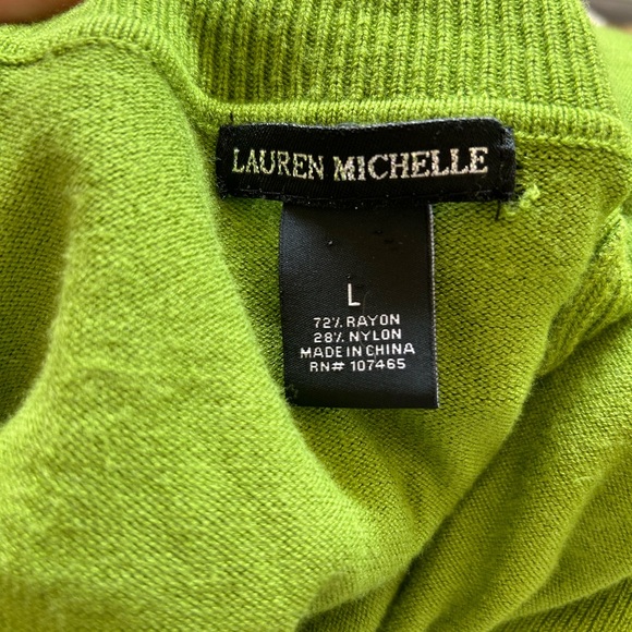 Green Turtleneck Sweater - Picture 3 of 6